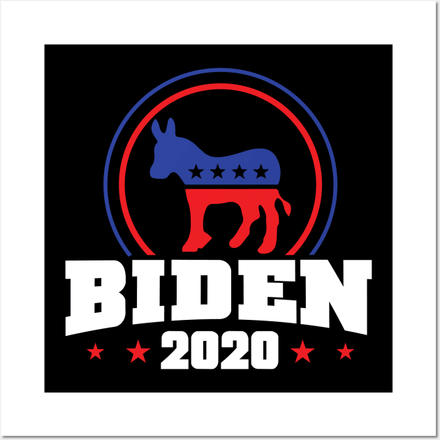 Joe Biden For President of USA 2020 Wall Art by SiGo